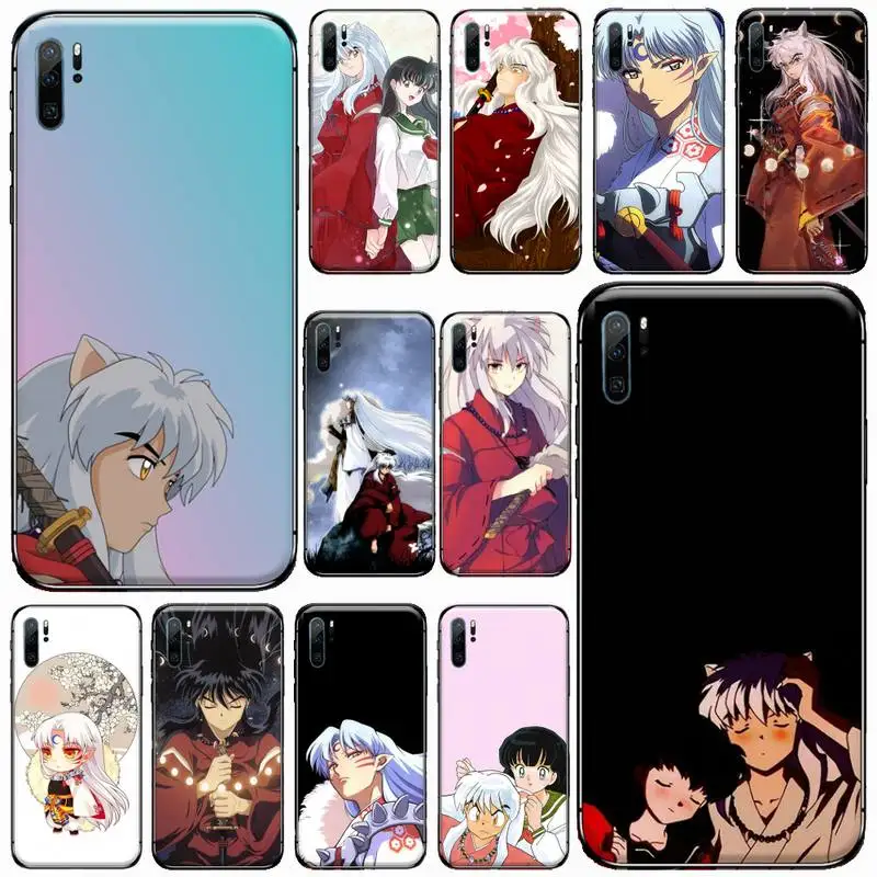 

Inuyasha Sesshoumaru Higurashi Kagome Phone Case For Huawei honor Mate P 9 10 20 30 40 Pro 10i 7 8 a x Lite nova 5t Cover funda
