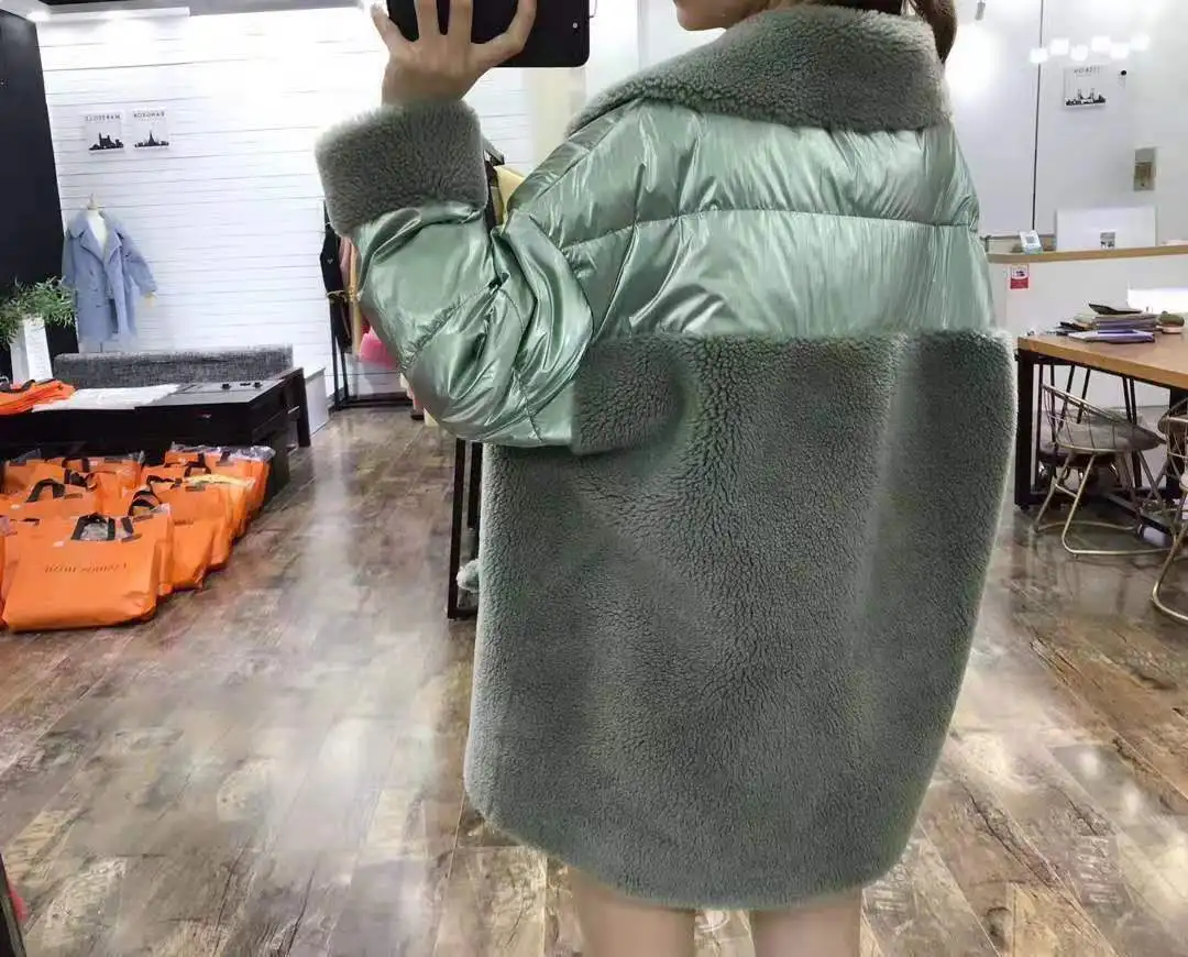 Abrigos mujer invierno, зимнее пальто для женщин, 90% белый пуховик из утиного пуха, пэтчворк, искусственный мех, настоящая цена, парка, плюс размер, одежда