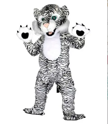 

2019 Black White Tiger Mascot Costumes Suit Adult Outfit Cosplay Christmas Dress Interesting Funny Cartoon Character Clothing @@