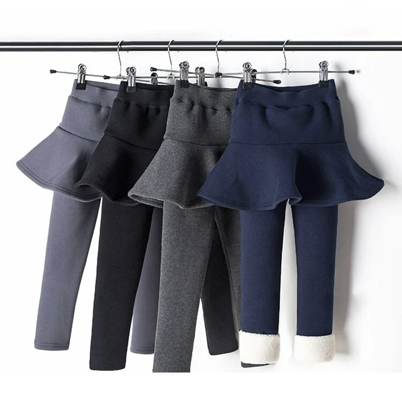 Леггинсы для девочек с юбкой из флиса коллекция 10/12 года зимние леггинсы юбка