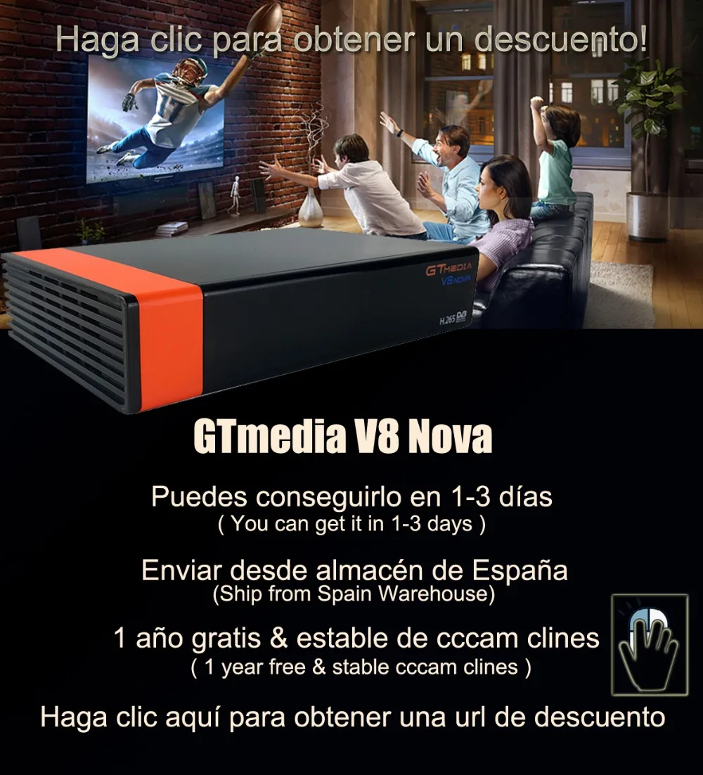 Рецептор Gtmedia V8 Nova Встроенный Wi-Fi мощность по freesat v9 супер DVB-S2 1 год Ccam линия на 1 год ТВ коробка такая же как V9 супер