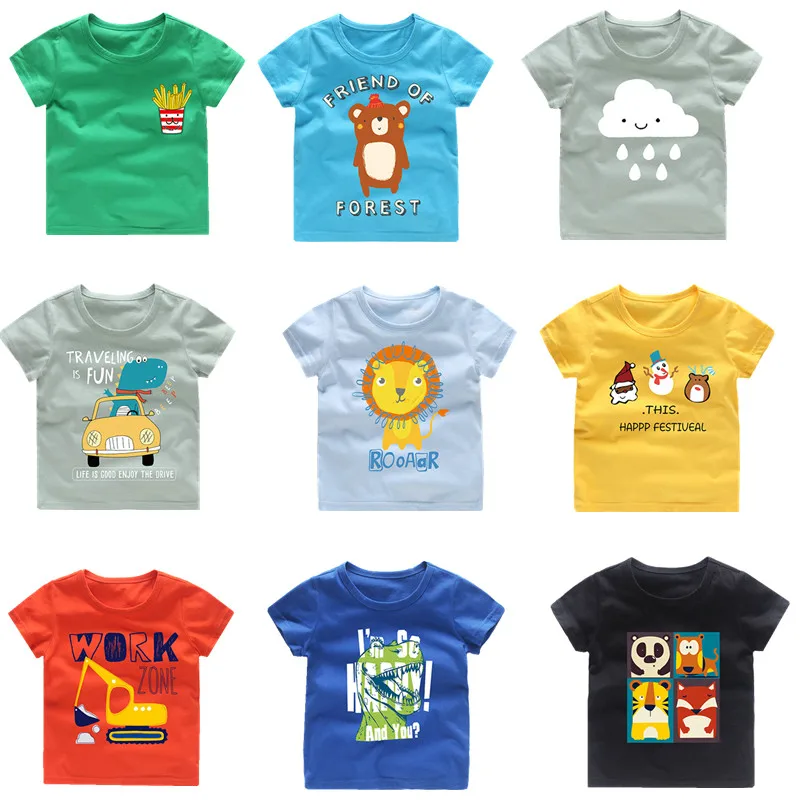 2020 г. Детская футболка для маленьких мальчиков и девочек новые летние футболки с