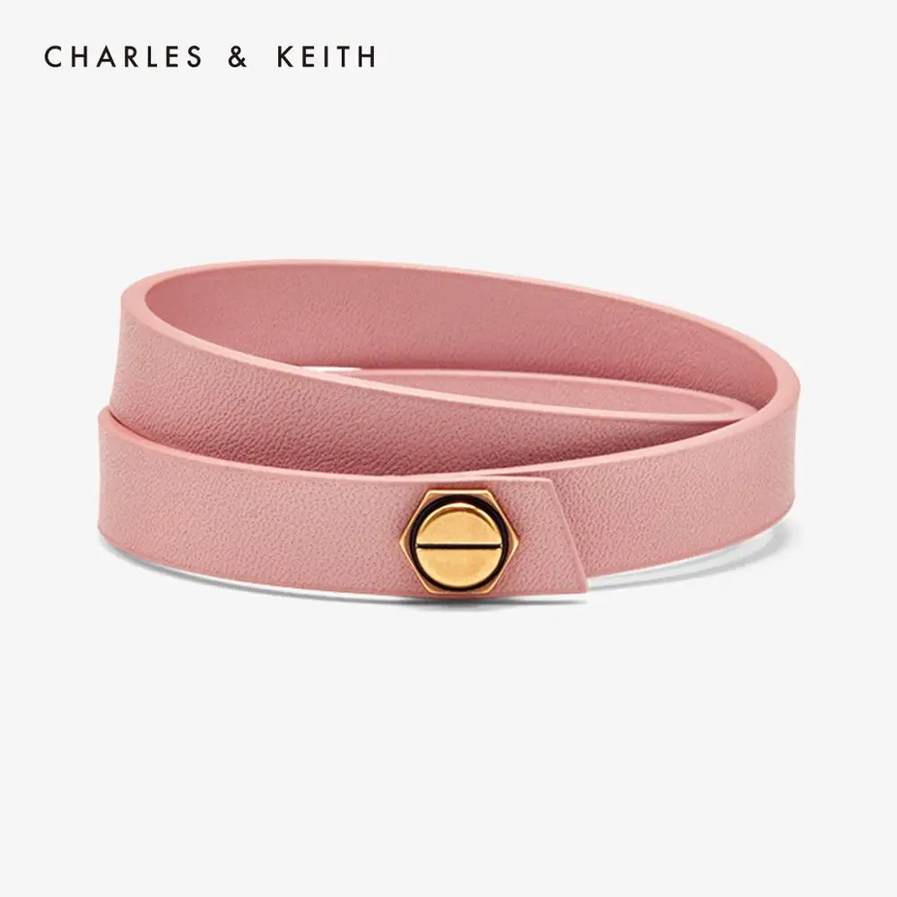 &quotCHARLES＆KEITH Новинки лета CK5 10701050 Женский Браслет Металлические заклёпки