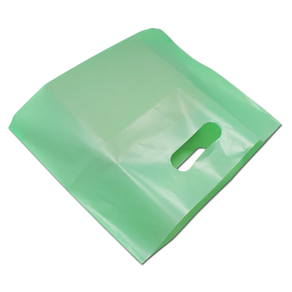 50 шт./лот упаковочные сумки для одежды портативные пластиковые хозяйственные