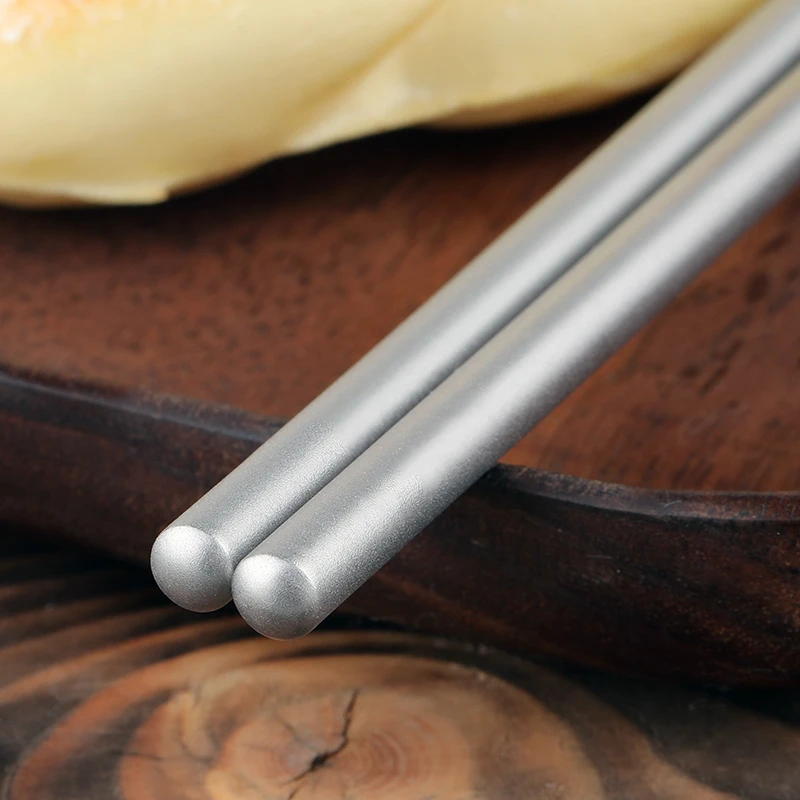 Палочки для еды многоразовые из чистого титана 1 пара|Палочки еды| |