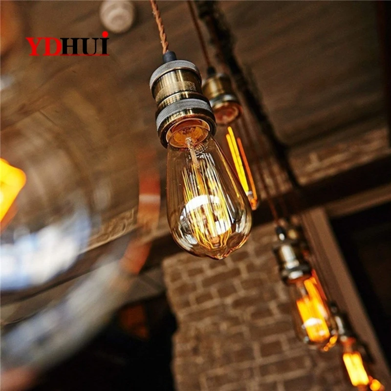 Электрическая лампочка эдисона светильник W лампа накаливания Стекло лампы