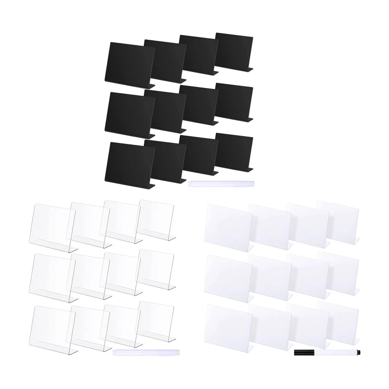 

Небольшие Меловые доски P9JB, рустикальные мини-доски, легко записывать и протирать, жидкий мел, Меловые маркеры, 12 шт. в упаковке