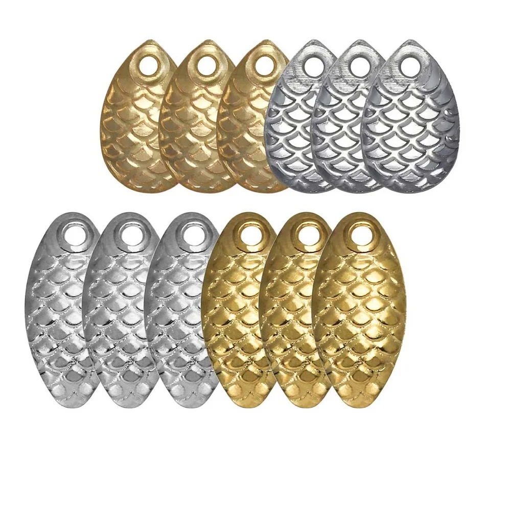 50 шт./лот нахлыстом приманка для рыбалки аксессуары шум металлическая Капля воды