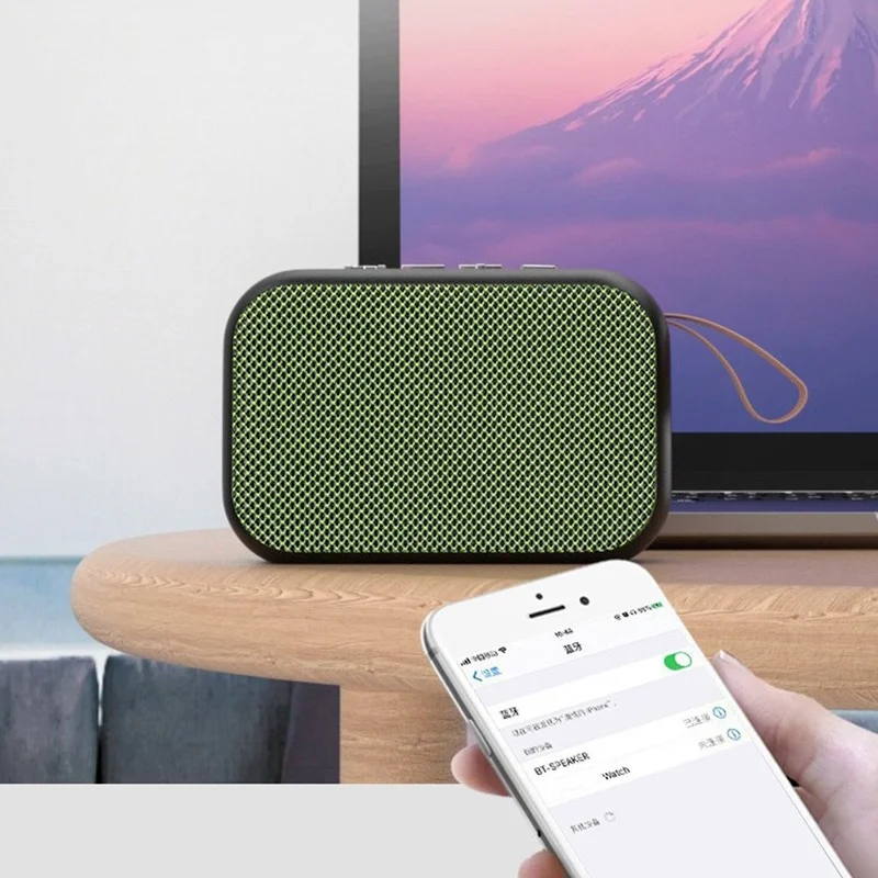 Беспроводная Bluetooth-Колонка Fabric Art миниатюрный сабвуфер с поддержкой FM TF-карты