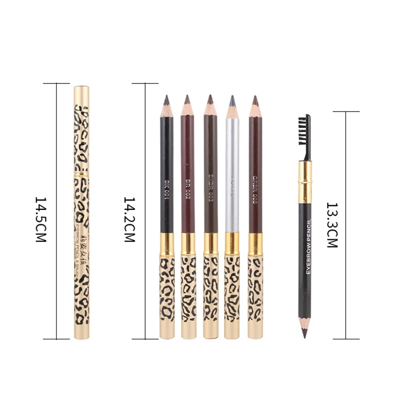 

Dedicated Not Decolorization Leopard Natural Durable Eyebrow Dizzy Dye Pencil Makeup Artist Waterproof Sweat