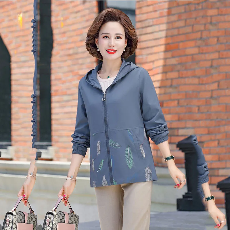 Тренч большого размера для женщин среднего возраста матерей высококачественное