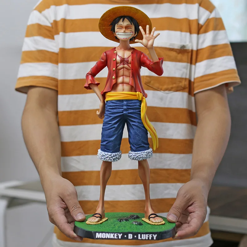 

Big Size 42cm One Piece Monkey D Luffy GK Statue Collectible Figure Model Toy