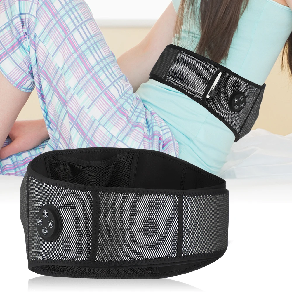 

EMS Smart Waist Brace Belt Air Press Pain Relaxation Relief Massage Belt Back Brace Heating Vibration Electric Waist Massager