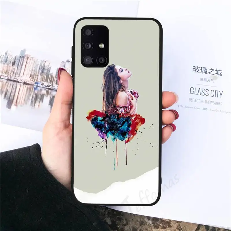 

Selena Gomez Singer Phone Case For Samsung galaxy S 7 8 9 10 20 edge A 6 10 20 30 50 51 70 note 10 plus