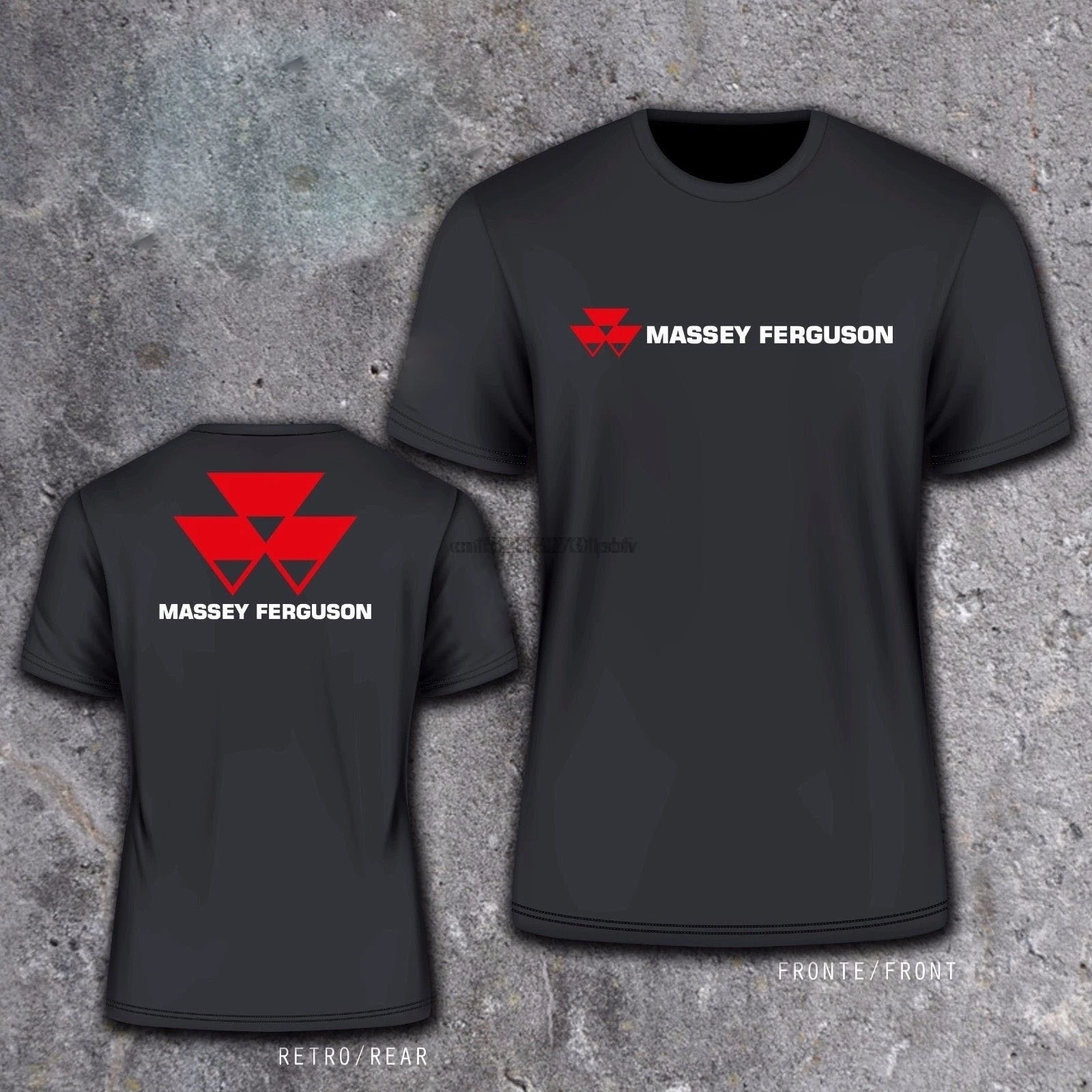Крутая Мужская футболка Massey Ferguson графическая хлопковая с коротким