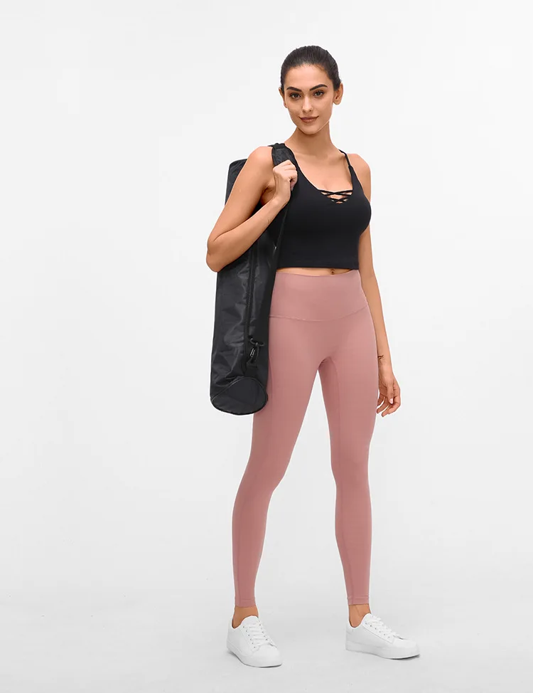 Женские спортивные Леггинсы для йоги Dobby Бесшовные штаны бега занятий спортом