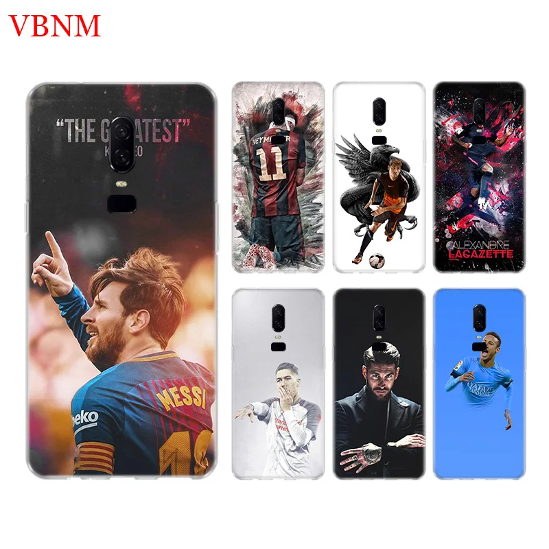 Модные футбольные чехлы с футболистами чехол для телефона OnePlus 1 + 7 Pro 6 6T 5T 3 3T 7Pro Art