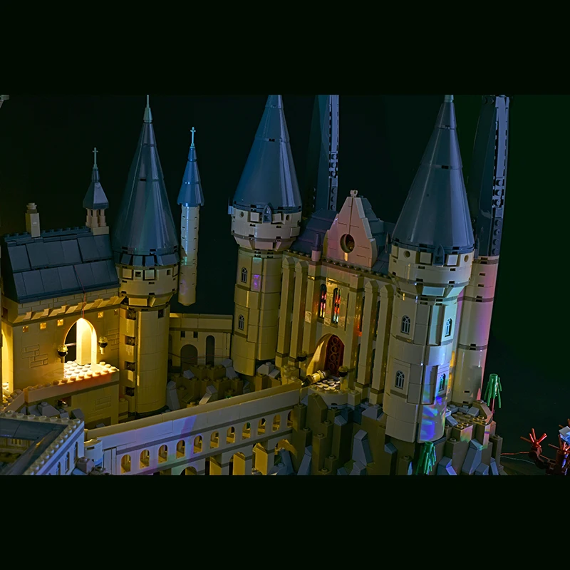 Набор со светодиодсветильник кой для замка хогварта совместимый с 71043