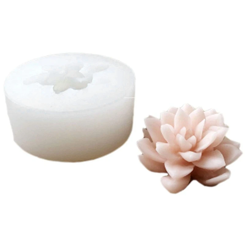 

Новинка, силиконовая форма для мыла в виде суккулента, кактуса, свечи, сделай сам, для Дня святого Валентина, дня рождения, вечеринки, свадьбы...