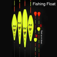 1pc fishing long tail float eye catching bead floats bobbers indicator slip drift tube buoy strike daytime fishing accessories