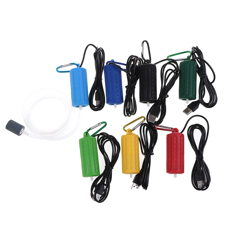 Aquarium Air Pump Fish Tank Portable USB Mini Oxygen Mute Energy Saving Supplies Ultra Silent Ornament | Дом и сад