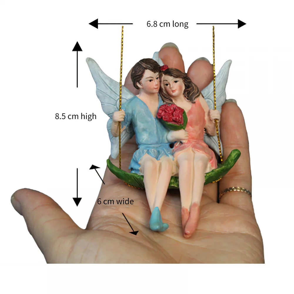 

Genuine Garden Figurines Beautiful Nordic Fairy Resin Durable Practical Fairy Statue Decor Desk Decoration Souvenirs Gifts