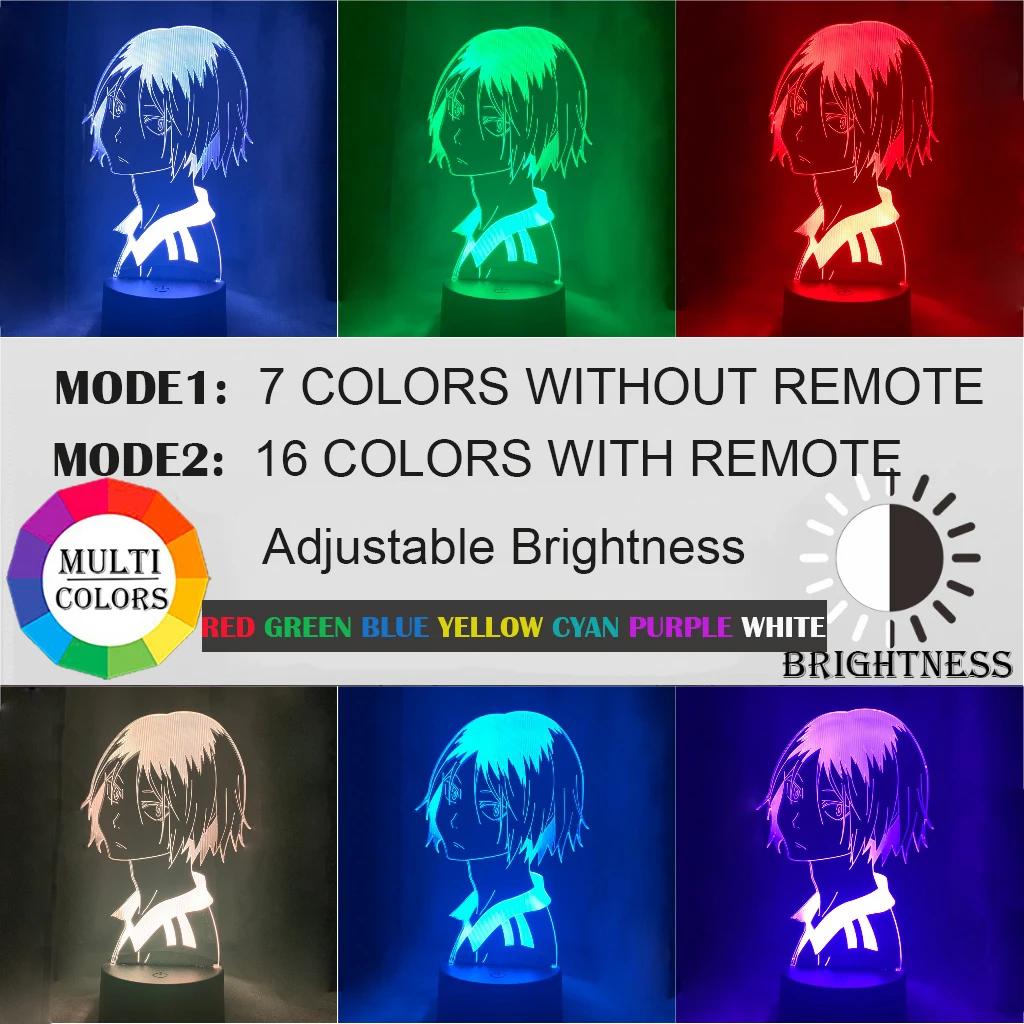 3D лампа Аниме Драконий жемчуг кошма тэндо Сатори светильник для малыша детский