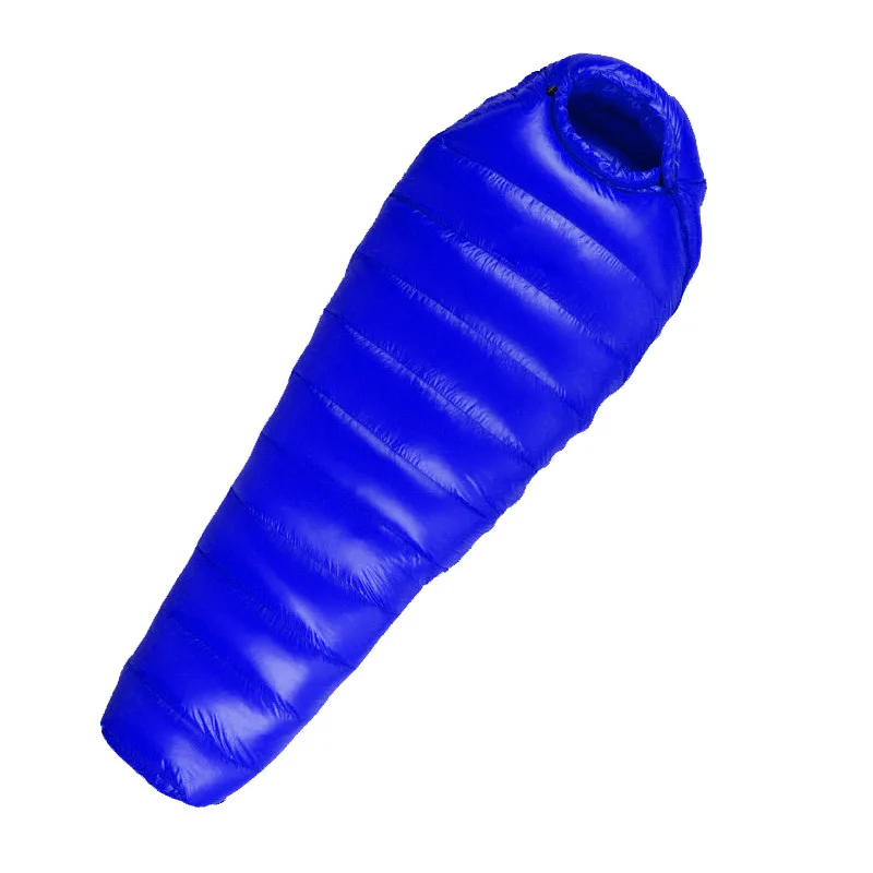 

Adult 2500G Filling White Duck Down Ultra Light Outdoor Sleeping Bag Camping Trip Optional Portable In Cold Weather