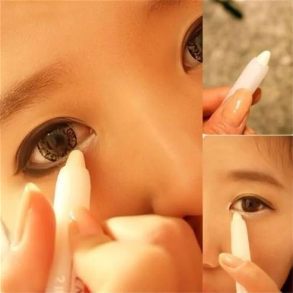 1 шт. жемчужно белые блестящие тени для век карандаш подводка глаз долговечная