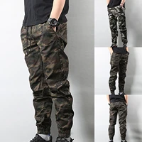 mens fashion casual plus size loose printing sports long sweatpants pants mens loose camouflage overalls moletom masculino