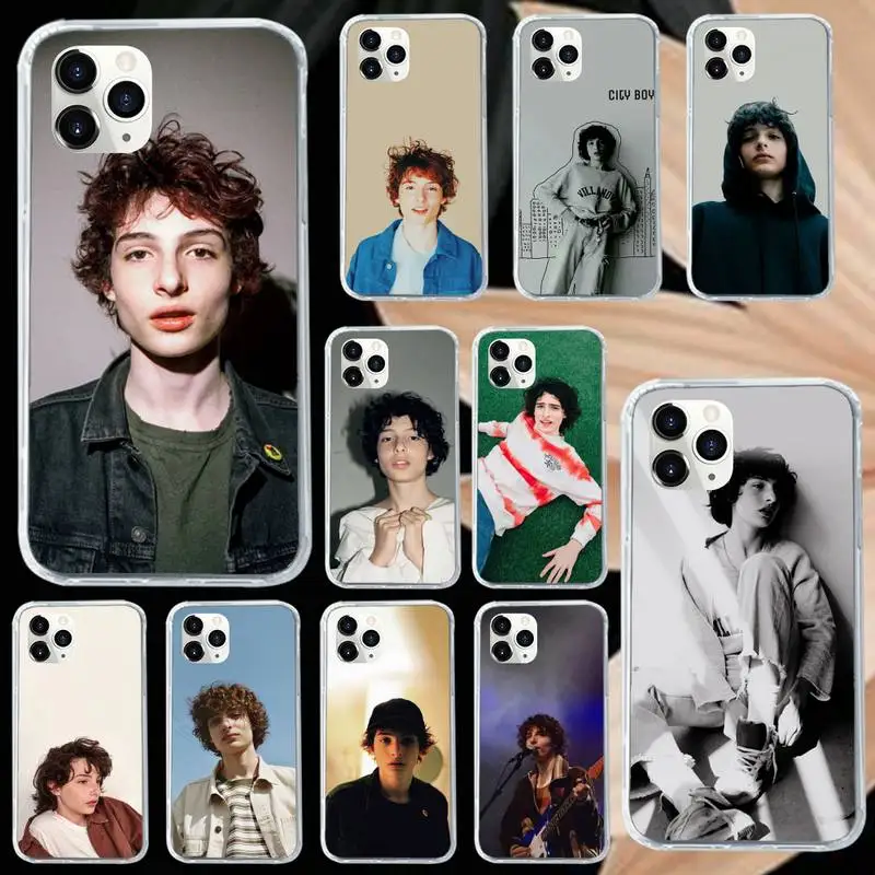 

Finn Wolfhard Canadian actors Phone Case Transparent soft For iphone 5 5s 5c se 6 6s 7 8 11 12 plus mini x xs xr pro max