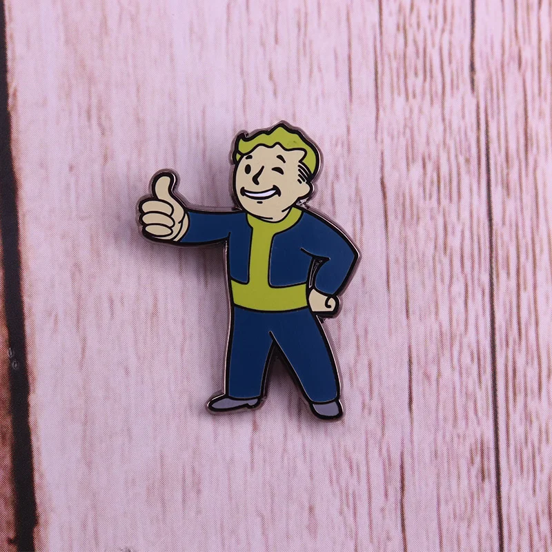Брошь Fallout Vault Boy эмалированная брошь Nuka Cola в стиле бойфренда|Броши| |