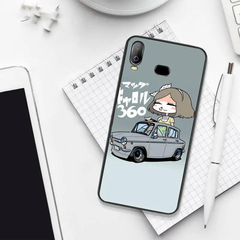 HPCHCJHM мультфильм Локомотив Девушка ТПУ черный чехол для телефона Корпус Samsung A10 A20