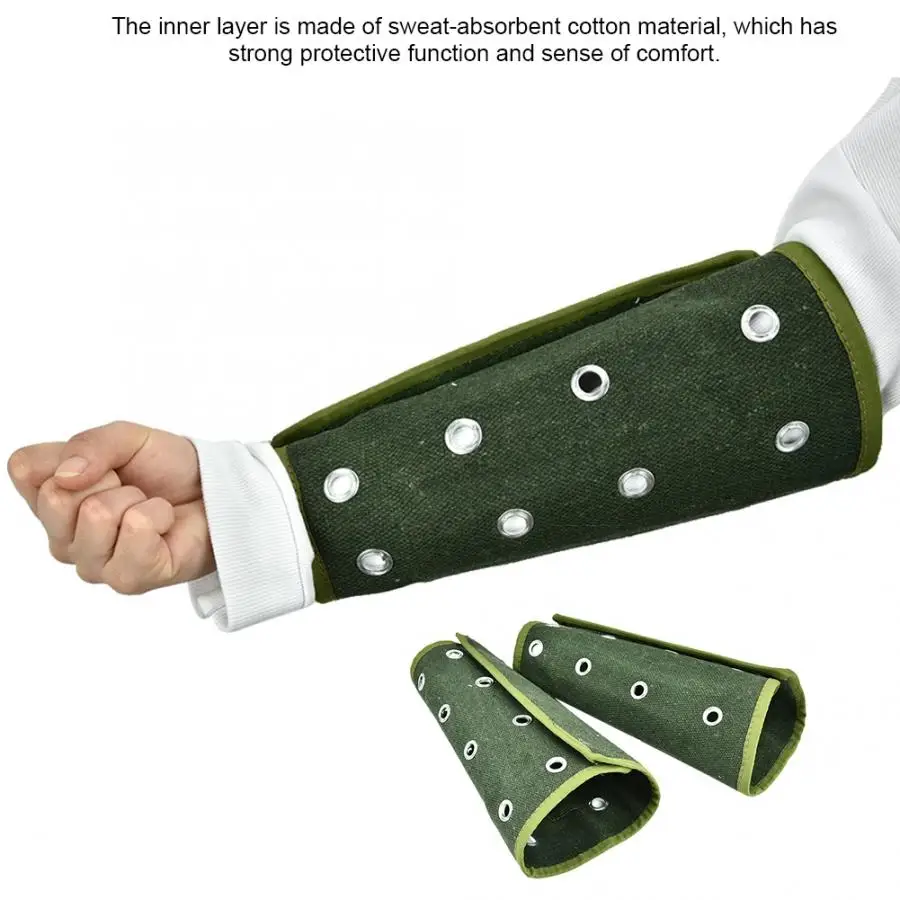 1 пара отрезанных и термостойких рукавов длинная защита рук устойчивая к порезам