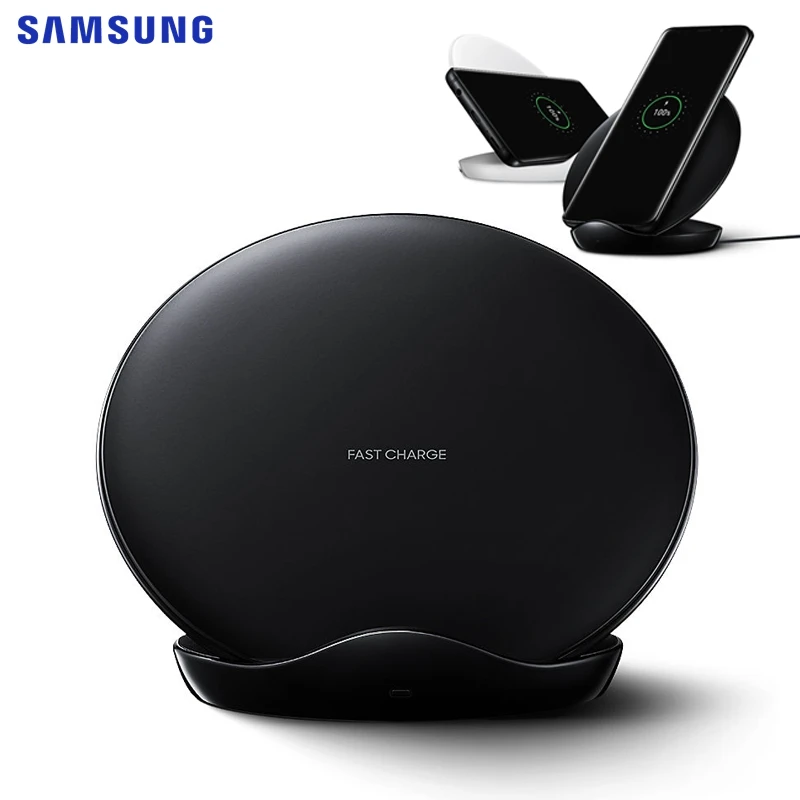 Оригинальное Быстрое беспроводное зарядное устройство для SAMSUNG Galaxy S9 Plus S10 + N9600