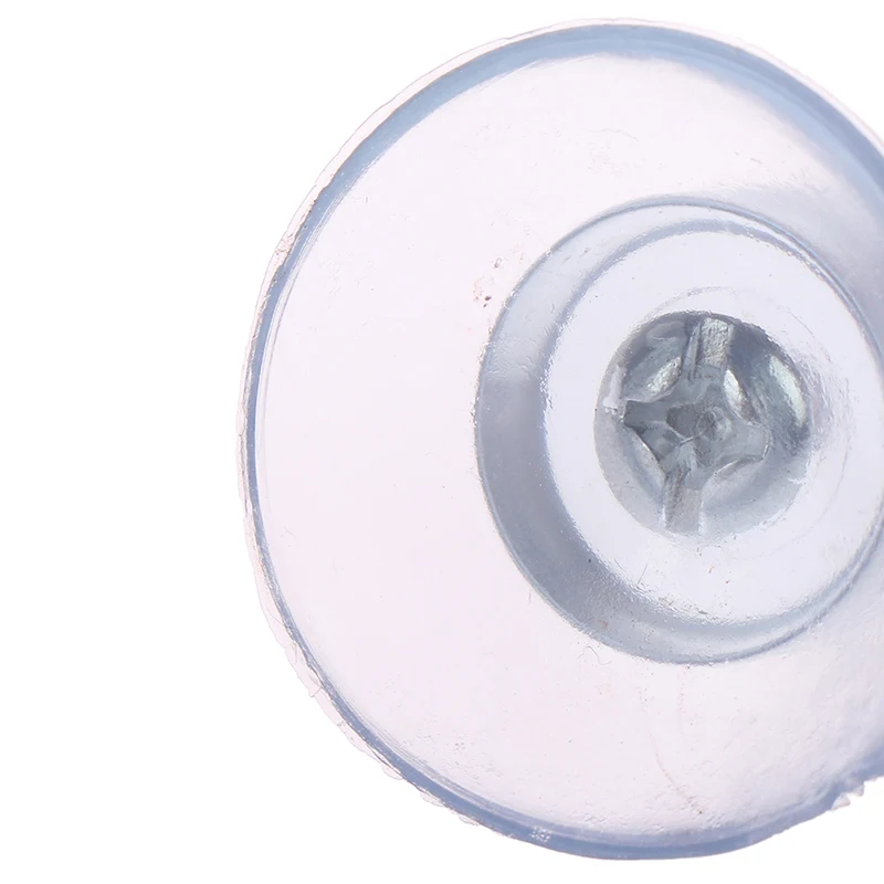 4 шт. M6 винт Резиновая присоска прозрачная Пластик крючки для Стекло покрытая