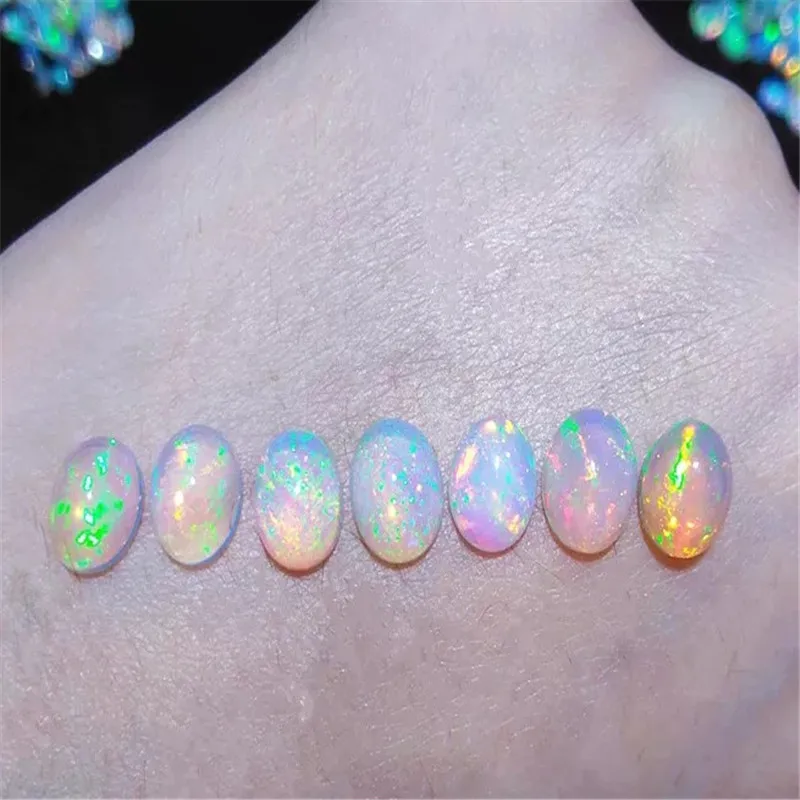 Ювелирные изделия 4 мм * 6 до 8 10 натуральный опал неограненный камень оптовая цена