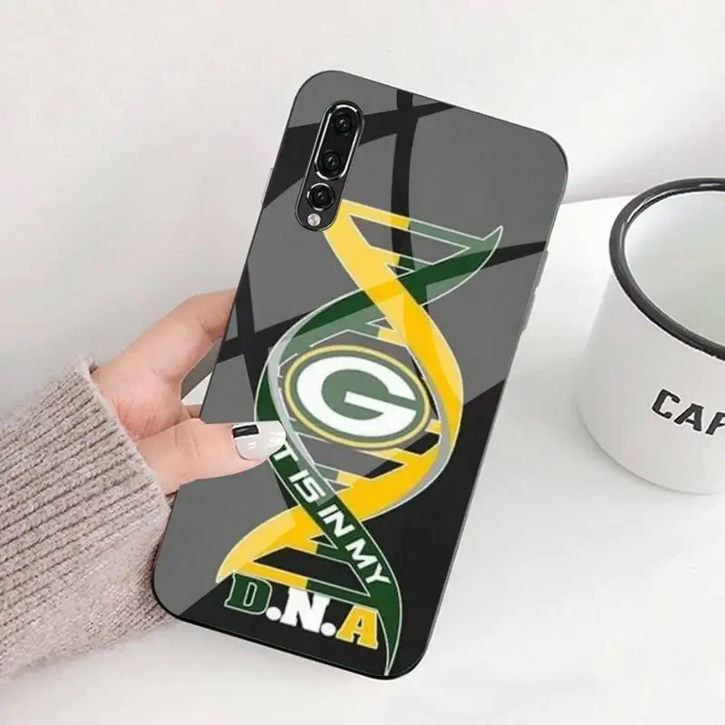 

Green Bay Packers Phone Case Tempered Glass For Huawei P9 10 Plus 20 Pro Mate9 10 20 20pro Honor7A 8X 9 10 Nova3i 5
