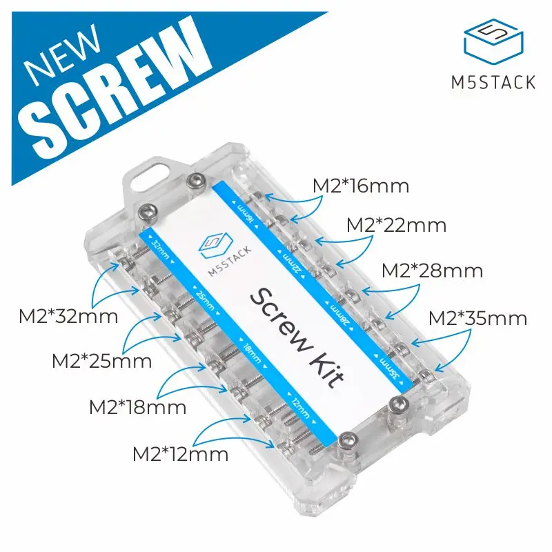 M5Stack официальный! Новый 16 шт. M3 * 12/18/25/32 винт для Arduino ESP32 ядро Development kit|Аксессуары