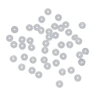 100 шт., пробки из силиконовой резины для изготовления ювелирных изделий