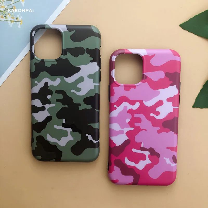 Камуфляжные Классические мягкие чехлы IMD для телефонов iPhone 7 8 Plus 6 6s задняя крышка
