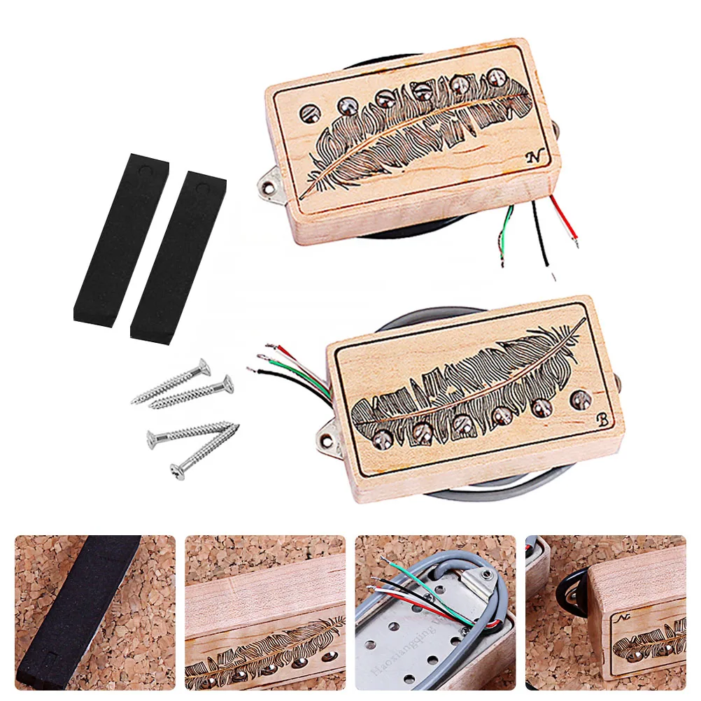 Прочный Электрогитары акустическая хамбакер гитары Запчасти аксессуары|Детали