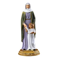 resin virgin mary statue tabletop resin statue 8 46 inch beautiful figurine of blessed mother virgin mary with jesus garde