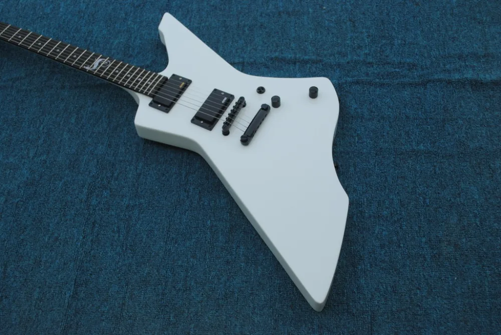 Красное дерево белая электрическая гитара KSG snakebyte james hetfield подставка из розового