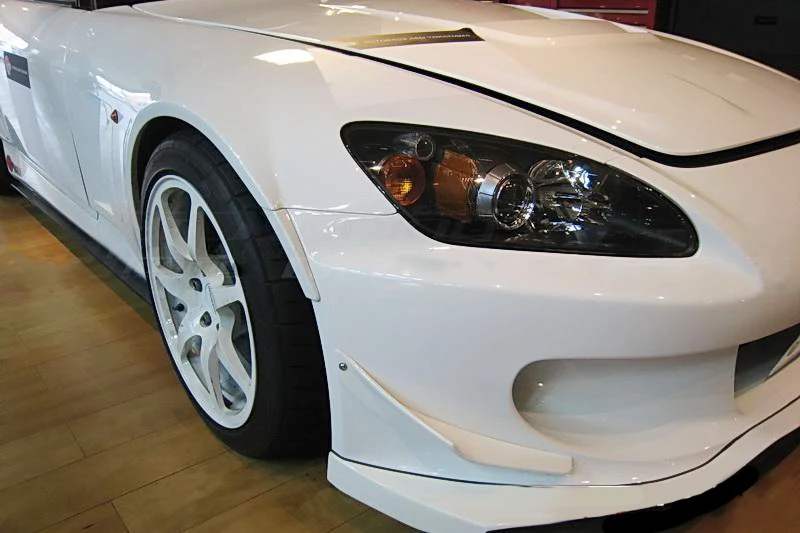 FRP переднее крыло для автомобиля Honda ASM S2000-это дизайнерское переднее крыло из стекловолокна, 6 шт. Комплект кузова, тюнинг, отделка для S2000 гоночной части