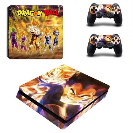 YSP4S-2671 Dragon Ball PS4 тонкий стикер кожи для Play station 4 Slim консоли контроллеры виниловые наклейки протектор игровой чехол - Цвет: YSP4S-2671