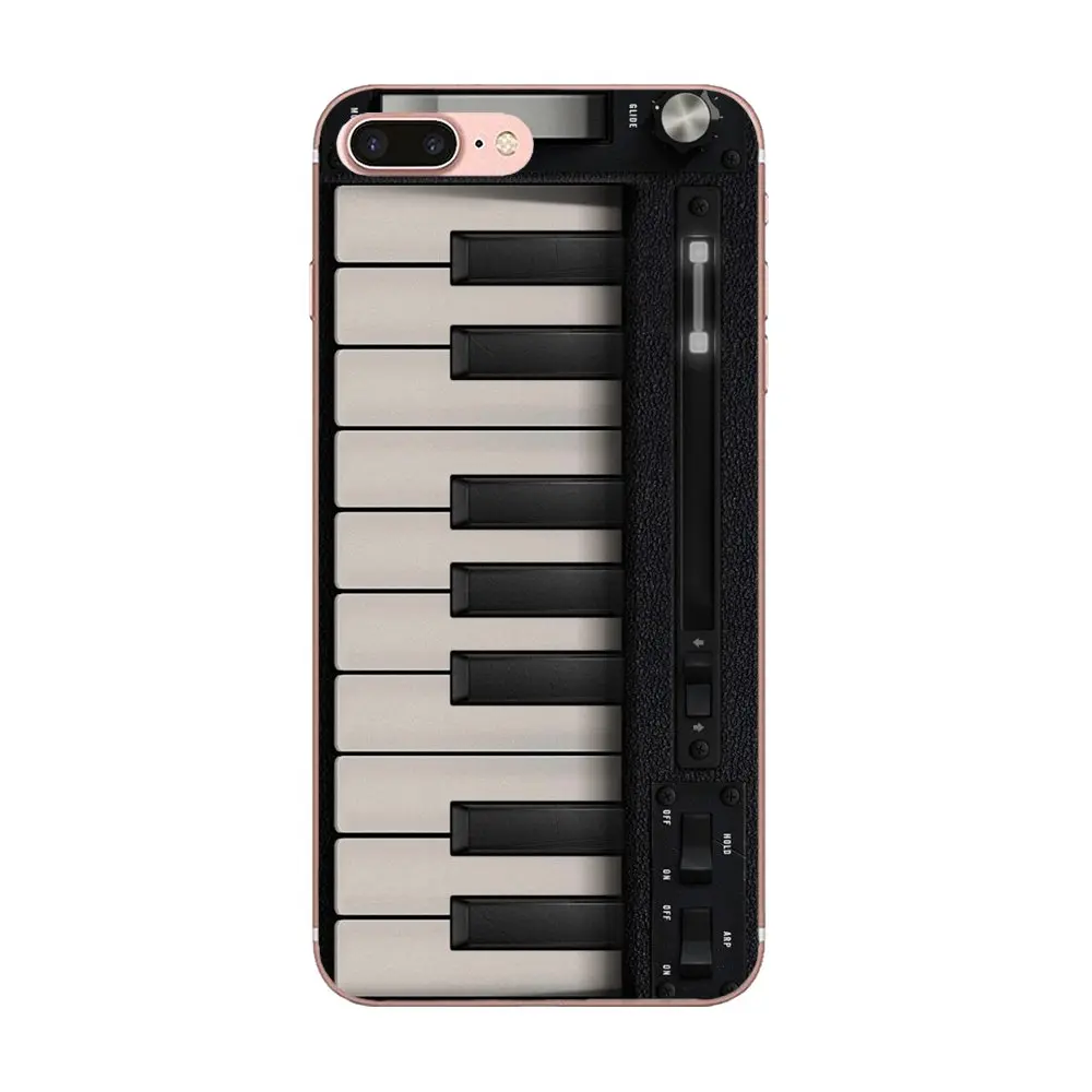 Классический синтезатор Moog для Apple iPhone X XS Max XR 4 4S 5 5C 5S SE 6 6S 7 8 Plus мягкий модный Чехол