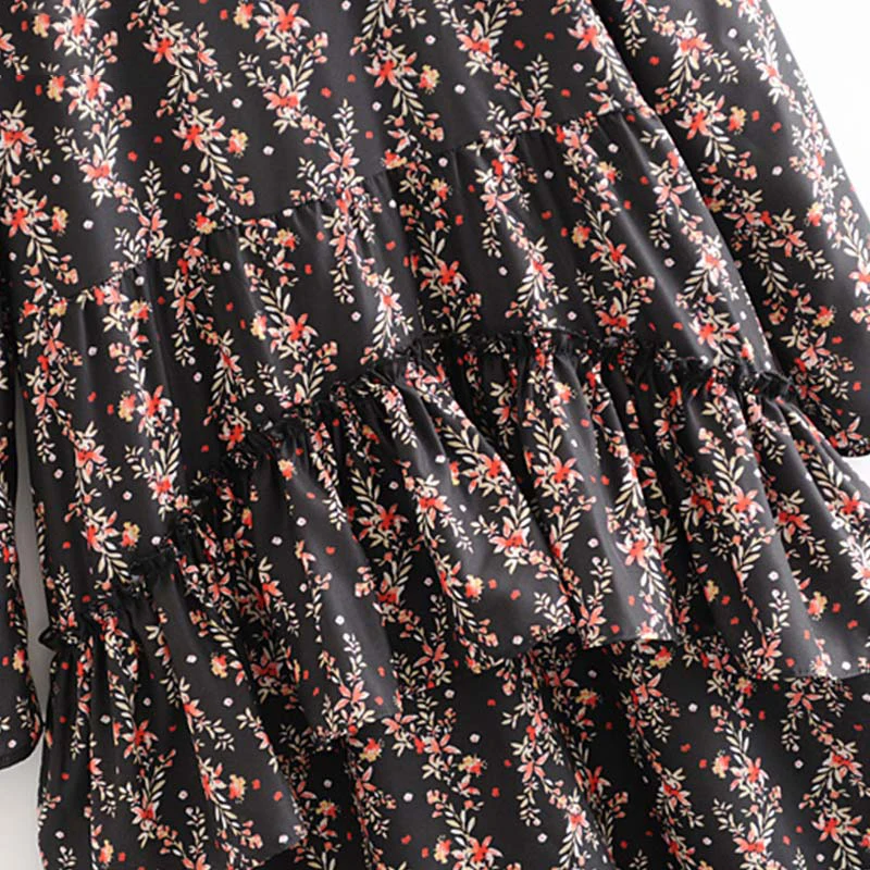 Элегантное Плиссированное Женское зимнее длинное платье с круглым вырезом и