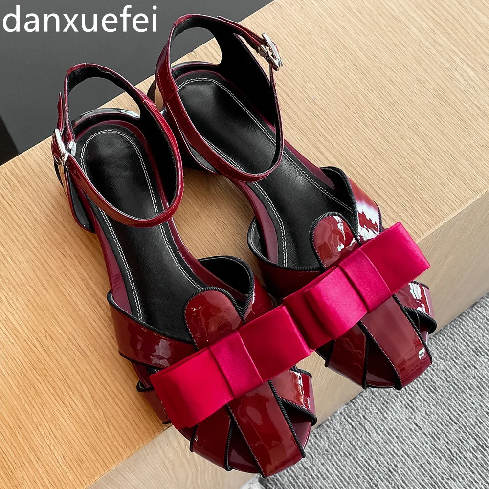 Сандалии женские из натуральной кожи дышащие летние босоножки на плоской