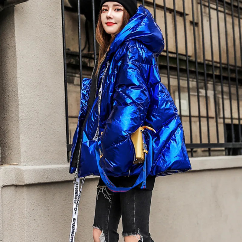 2019 теплое зимнее пальто для женщин верхняя одежда яркая куртка Толстая